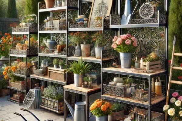 Choosing the Right Metal Shelves for Your Garden