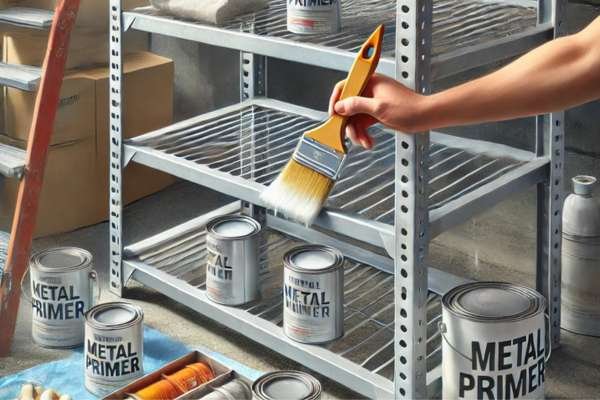 Priming Your Metal Shelves