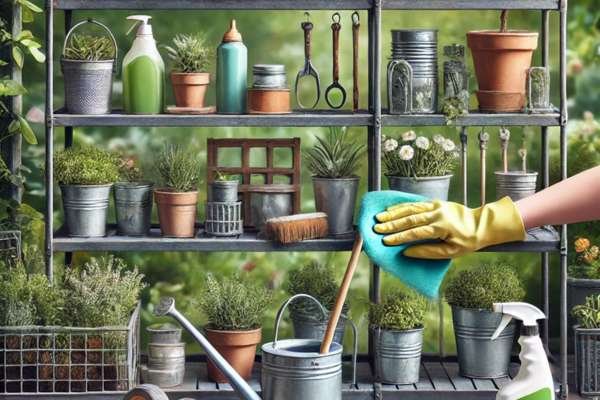 Maintaining Painted Metal Shelves in Your Garden