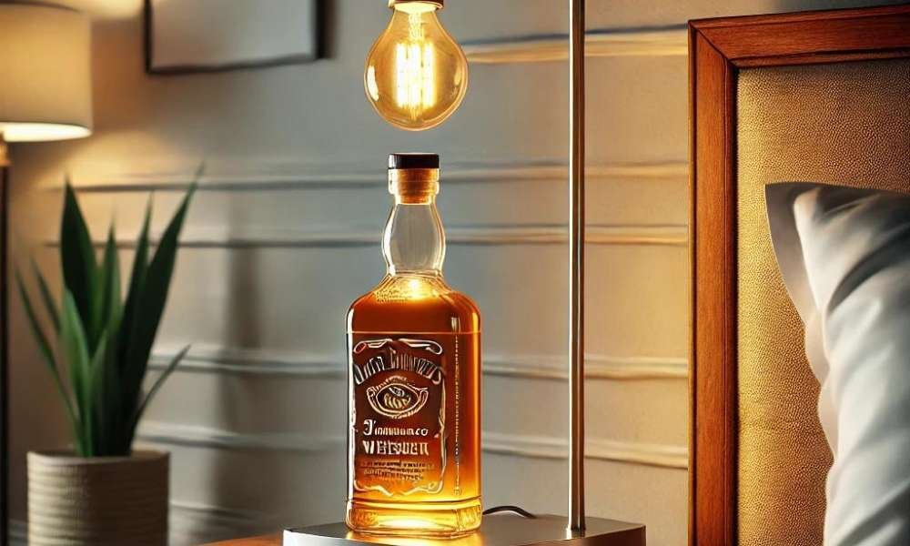 How to Make a Lamp from a Whiskey Bottle