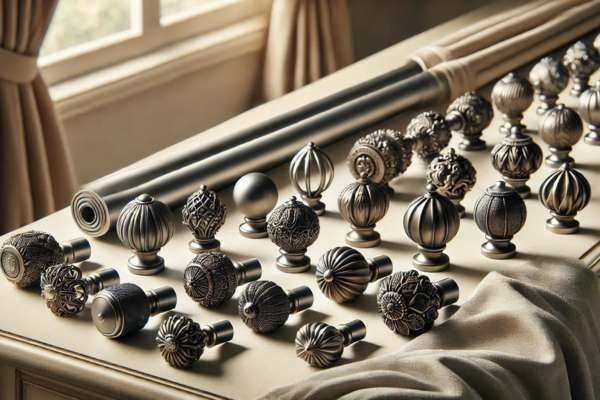 Choosing the Right Finial for Your Curtain Rod