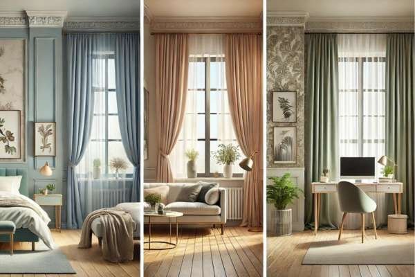 Curtain Colors for Different Rooms