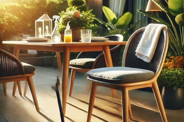 A Clean Chair and Your Outdoor Dining Space: A Winning Combo