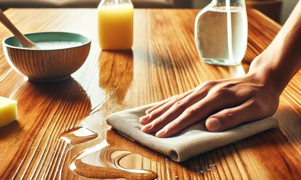 How to Clean a Sticky Wood Table