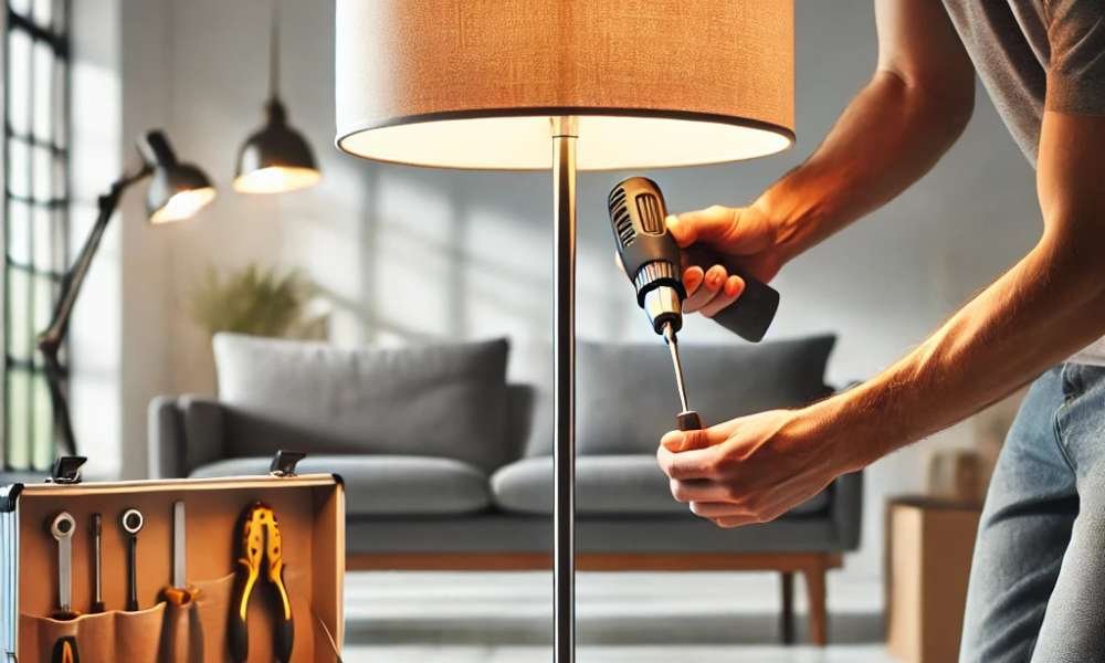 How to Fix a Floor Lamp Pole