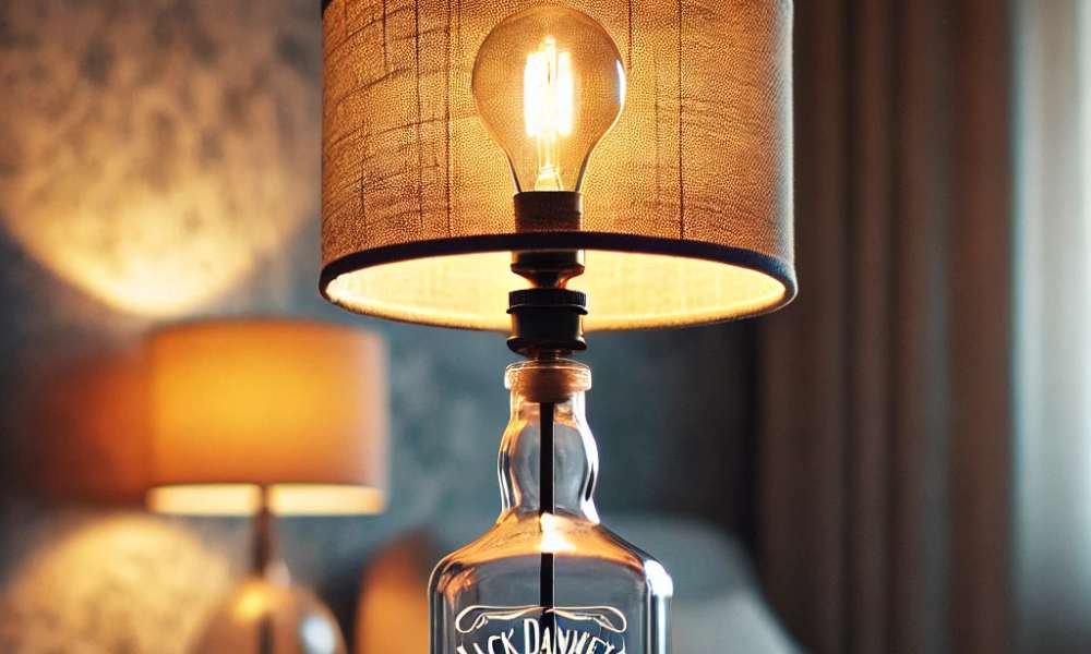 How to Make Lamp Out of Liquor Bottle